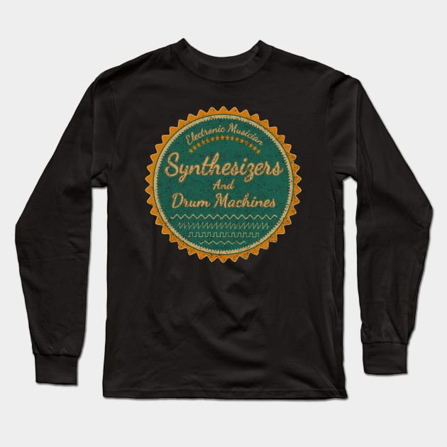 Synthesizer and Drum machine Long Sleeve T-Shirt by Mewzeek_T